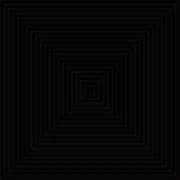 Minimalist geometric maze pattern with nested squares design Stock Illustration