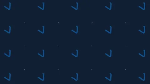 Minimalist geometric pattern animation with pulsing abstract shapes on dark.. Stock-Footage 347300940