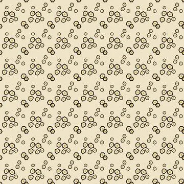 Minimalist geometric pattern with interconnected hexagonal and circular sha.. Stock Illustration