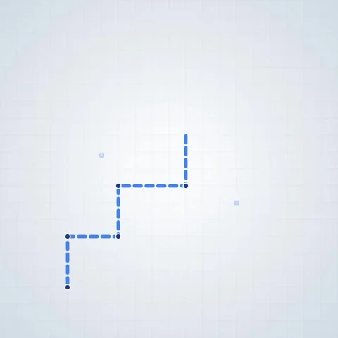 Minimalist geometric pattern on light background, abstract design elements Stock Footage 344777844