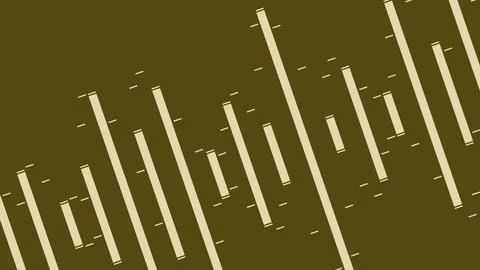 Minimalist geometric pattern with vertical bars Stock Illustration
