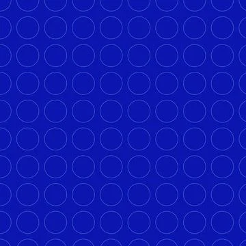 Minimalist Geometric Pattern with White Outline Circles on a Solid Vibrant .. 库存插图