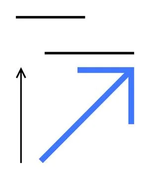 Minimalist Geometric Patterns Exploring Linearity and Directional Dynamics Stock Illustration