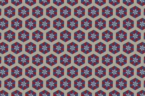 Minimalist geometric seamless pattern. Simple colorful background swatch. Stock Illustration