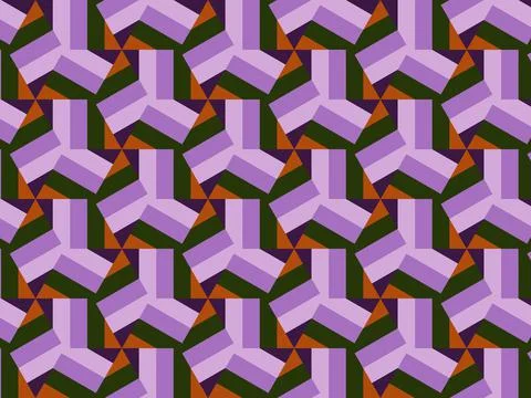 Minimalist geometric seamless pattern. Simple colorful background swatch. Stock Illustration