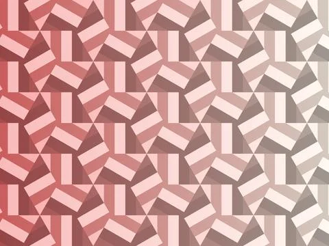 Minimalist geometric seamless pattern. Simple colorful background swatch. Illustrazione stock