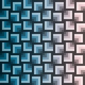 Minimalist geometric seamless pattern. Simple colorful background swatch. Stock Illustration