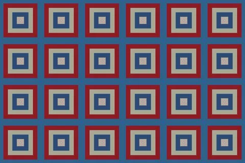 Minimalist geometric seamless pattern. Simple colorful background swatch. Stock Illustration