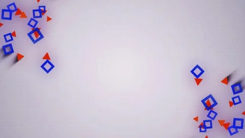 Minimalist Geometric Shapes Background Loop with White Dotted Grid Stock-Footage 346583601