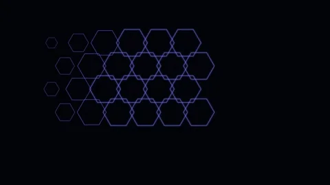 Minimalist geometric shapes floating in a dark deep void background 스톡 동영상 339618951