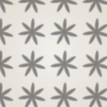 Minimalist geometric snowflake pattern design with repeating star shapes Stock Illustration
