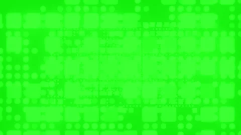 Minimalist geometric square particles moving in rhythmic pattern Stock Footage 329596948