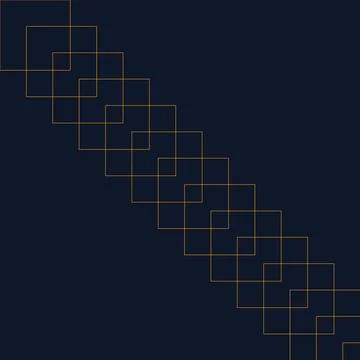 Minimalist geometric square pattern design Stock Illustration