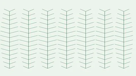 Minimalist geometric tree line pattern illustration Stock Illustration