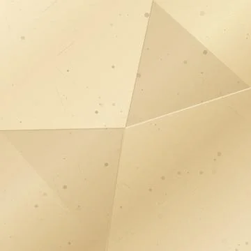 Minimalist geometric triangle design on light beige background illustration Stock Illustration