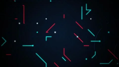 Minimalist geometric vector elements seamless looping motion Stock Footage 344927390