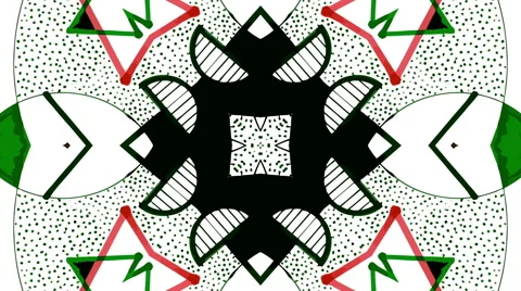 Minimalist geometry kaleidoscope Stock Footage 62948143
