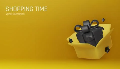 Minimalist gift package vector art, great for branding, e-commerce, and festive Stock Illustration