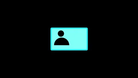 A minimalist glowing rectangle against dark background shines. Glowing rect.. Stock Footage 337567611