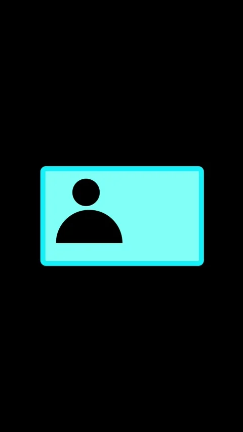 A minimalist glowing rectangle against dark background shines. Glowing rect.. Stock Footage 346047637