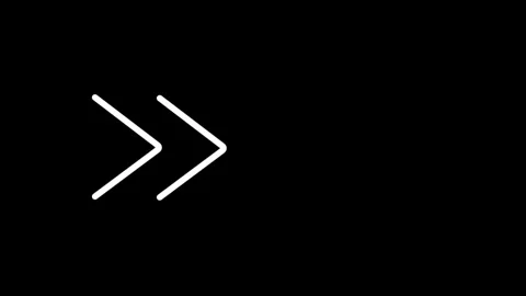Minimalist glowing white arrow forward motion abstract digital navigation s.. Stock Footage 332334482