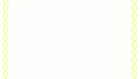 Minimalist Golden Chain Border Frame on White Background Stock Footage 332562788
