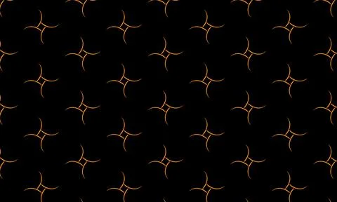 Minimalist Golden Curved Pattern. 스톡 일러스트