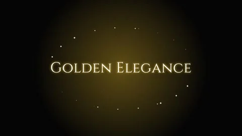 Minimalist Golden Elegance Concept Abstract Background Texture Stock Footage 337577305