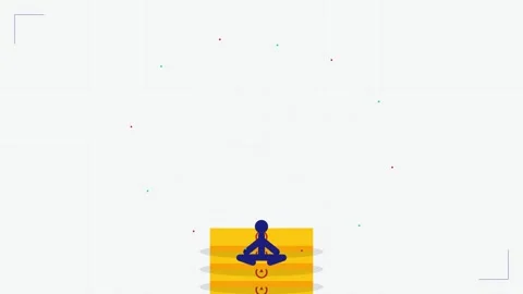 Minimalist golden geometric logo element reveal on clean white background Stock Footage 344641328
