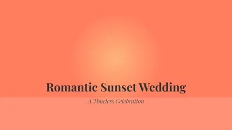 Minimalist Gradient Background: Smooth Peach and Coral Color Transition Stock Footage 337501857
