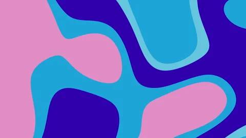 Minimalist Gradient – Soft Pink to Teal Transition Video stock 310641566