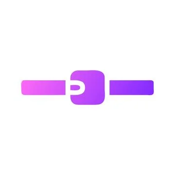 Minimalist Gradient Toggle Switch Icon Design 스톡 일러스트