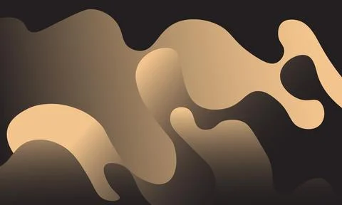 Minimalist gradient wave background. Illustrazione stock
