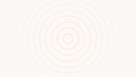 Minimalist graphic design featuring concentric circles on a white background 库存影片 335149718