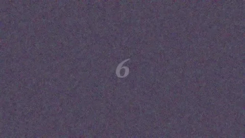 Minimalist graphic featuring the numeral nine on a solid gray backdrop Stock Footage 342206599