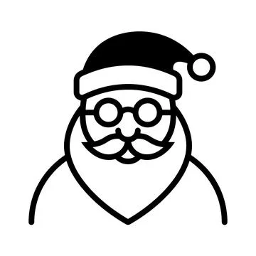 Minimalist graphic icon representing a bearded elderly man wearing a tradit.. Stock Illustration