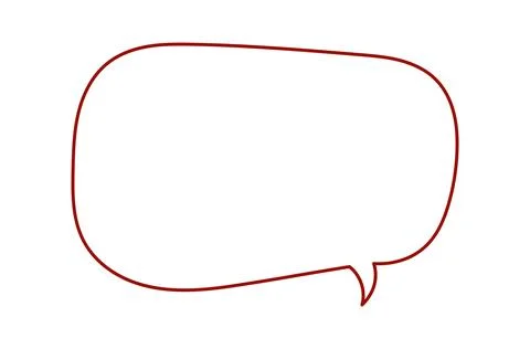 A minimalist graphic representation of a speech bubble 스톡 일러스트