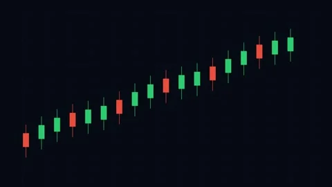 A minimalist graphical representation of a rising financial stock market tren 動画素材 338310542