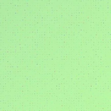 Minimalist green background with tiny colorful polka dots pattern, high-res.. Stock Illustration