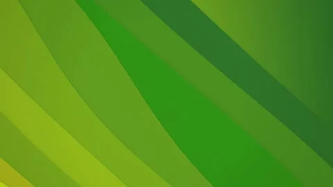 Minimalist green geometric layers flow in a seamless loop Stock Footage 340957494