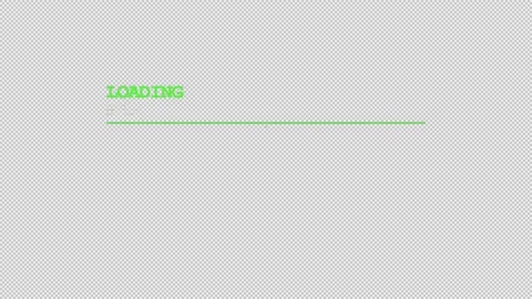 Minimalist green loading bar animation on a black background Vídeos de archivo 334963624