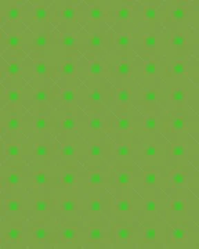 Minimalist Green Polka Dot Pattern with Subtle Diagonal Grid Lines Seamless.. Stock Illustration