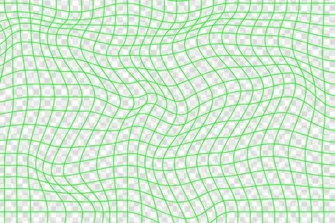 Minimalist green wave pattern. Stock Illustration