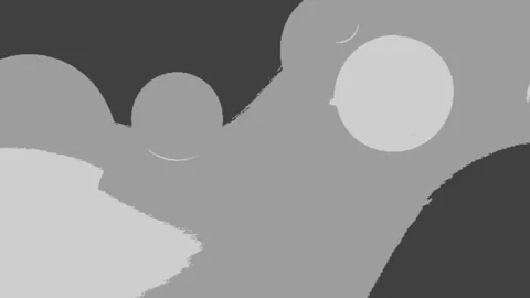 Minimalist Grey Abstract Flow and Bubbles Animation Stock Footage 341932850