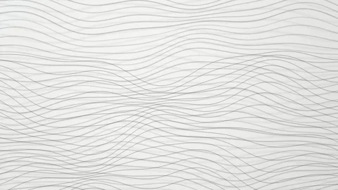 Minimalist grey line pattern flowing seamless loop background Stock Footage 347972910