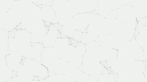 Minimalist Grey Plexus Network Seamless Loop 4k Light Background 스톡 동영상 335191542