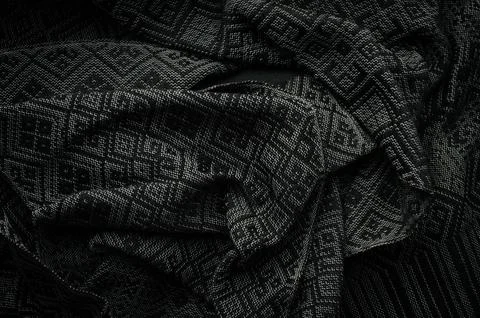 Minimalist Grey Textile Patterns Stock Photos