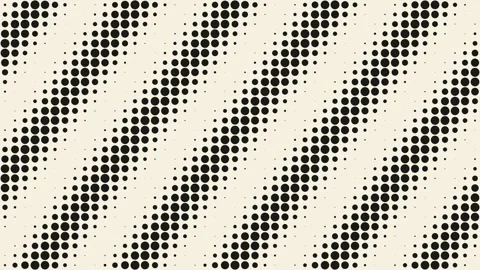Minimalist halftone dot pattern background abstract design seamless wallpaper Stock Footage 336836460