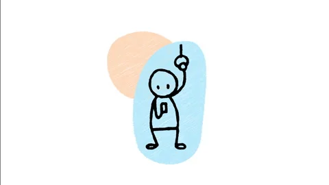 Minimalist Hand Drawn Animated Commuter Phone Public Transport Wiggle  Stock Footage 343886181