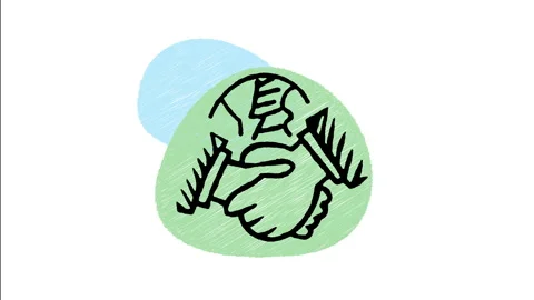 Minimalist Hand Drawn Animated Globe Handshake World Peace Icon Stock Footage 343296684